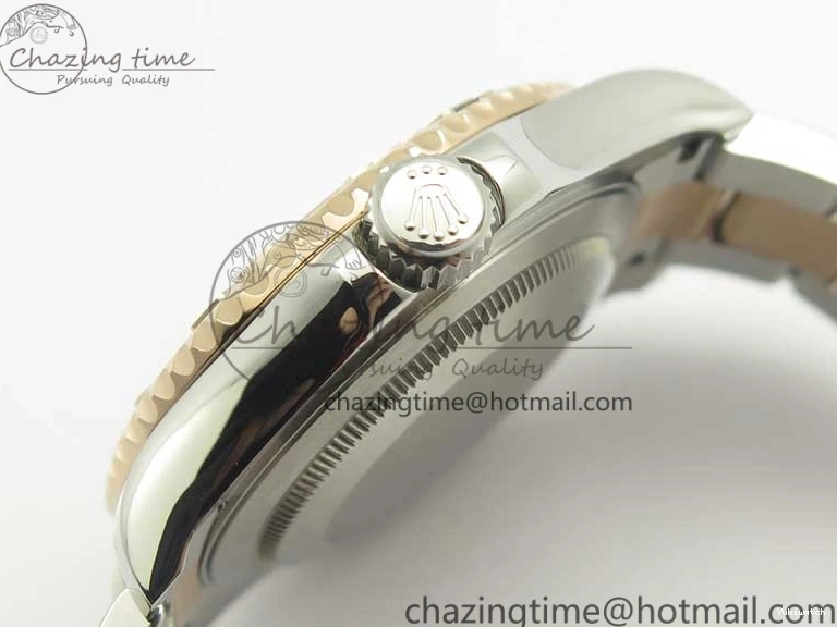 VRF Dial A2836 116621 Bracelet on RG Best Edition Yacht-Master SS 1:1 SS Black 0811